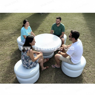 Drop Stitch Furniture Inflatable Desk and Stool for Outdoor Camping