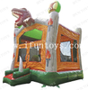Dino Bounce House Dry Unit Inflatable Jumping Bouncy Combo with Basketball Hoop for Party Rental