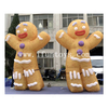 Gingerbread Man Inflatable Christmas Decoration with Built-in LED Lights Indoor and Outdoor Display