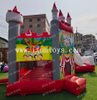 Commercial Inflatable Bouncer Slide Combo Circus Theme Carnival Jumping Castle 0.55mm PVC for Party Rental Business