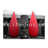 Inflatable water drop LED Lighting Decoration/Water Drop Shape Inflatable Lighting Cone for party&event