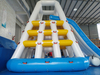 Inflatable water slide floating water park Jungle Joe inflatable climbing aqua slide for adults