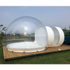 Cheap Inflatable Bubble lodge / clear lawn tent / bubble hotel/ camping tent with 1 tunnel