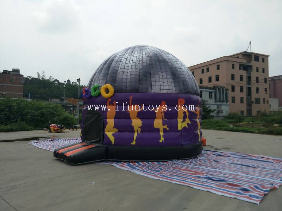 Commercial inflatable disco dome tent/ dancing inflatable bounce house /inflatable Disco Bouncy Jumper Castle for sale