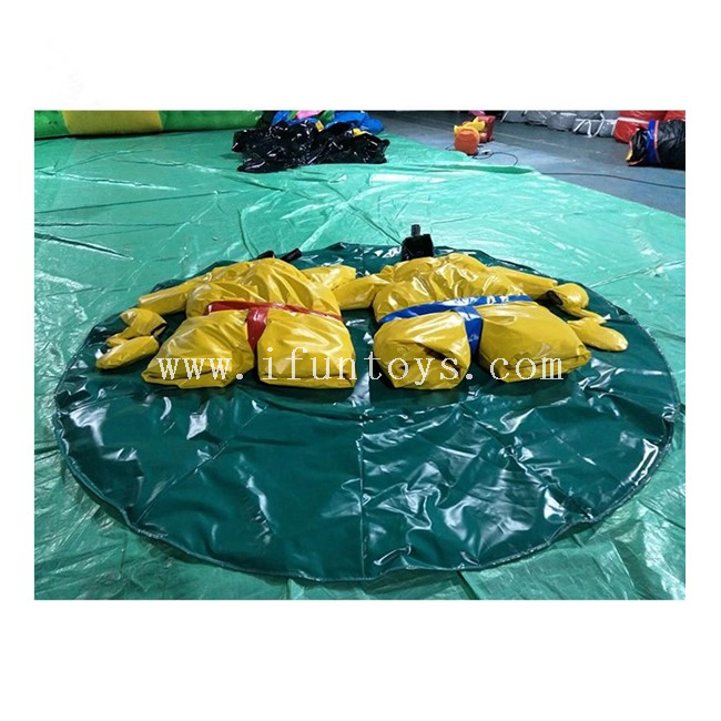 Foam Padded Inflatable Fighting Sumo Suit / Sumo Wrestling Suit with PVC Mattress