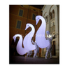 White Inflatable Swan Costume / Inflatable Walking Swan Costume with LED Light for Performance
