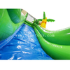 Inflatable Beach Slide with Splash Pool / Outdoor Inflatable Water Slide Pool Pond for Amusement Park