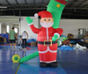 Hot sale inflatable santa claus&snowman archdoor / inflatable christmas archway for party decoration