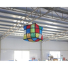 Hanging Inflatable Magic Cube Balloon/ Led Inflatable Rubik's Cube for Party Decoration