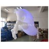 White Inflatable Horse Costume / Led Lighting Inflatable Walking Horse Costume / Inflatable Horse Puppet for Parade Performance