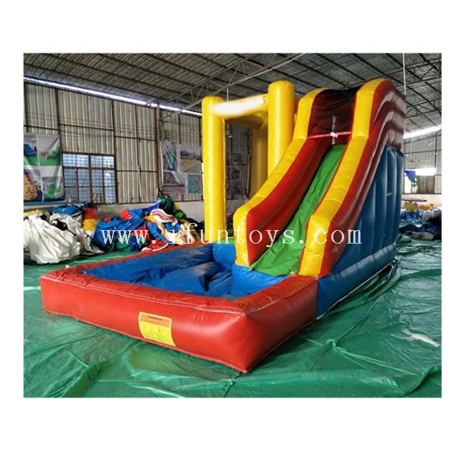 Inflatable Jumping Bouncy Castle Water Slide with Pool / Inflatable Slide with Pool / Inflatable Water Slide Combo for Kids