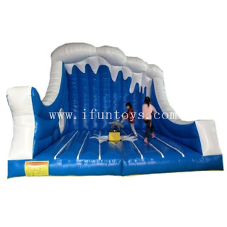 Inflatable Mechanical Surfboard With Machine / Surfing Simulator Game / Inflatable Snowboard Simulator