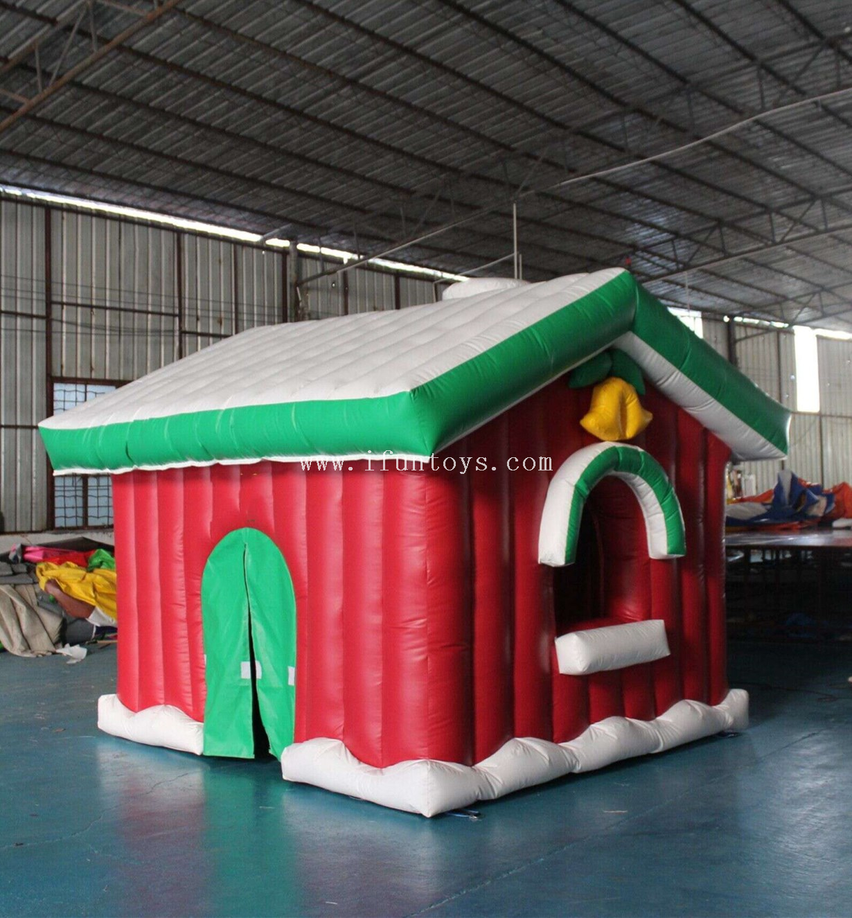Kids inflatable santa house/inflatable christmas decorative house ...