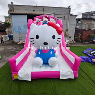 Hello Kitty Inflatable Moonwalk Water Jumper Bouncer Bouncy Castle Jumping Commercial Bounce House Party Rentals